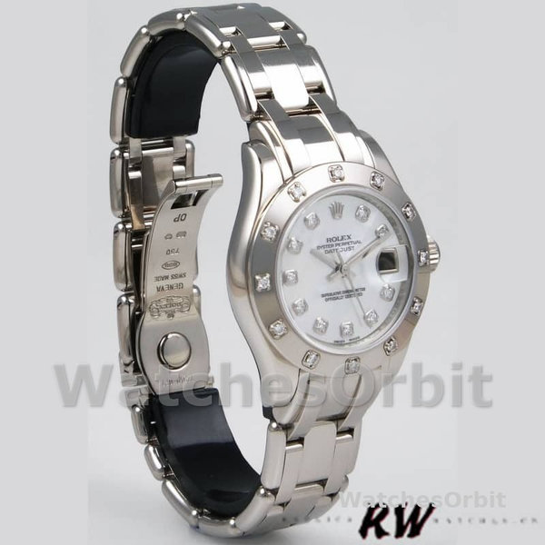 Rolex Pearlmaster 80319 MOP Diamond Dial 29MM Lady Replica Watch