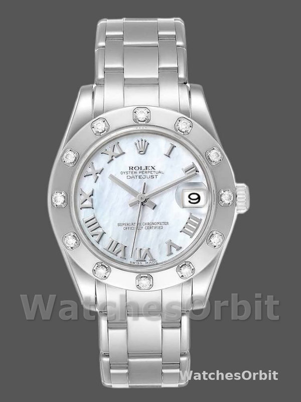 Rolex Pearlmaster Midsize 81319 MOP Dial 34MM Lady Replica Watch