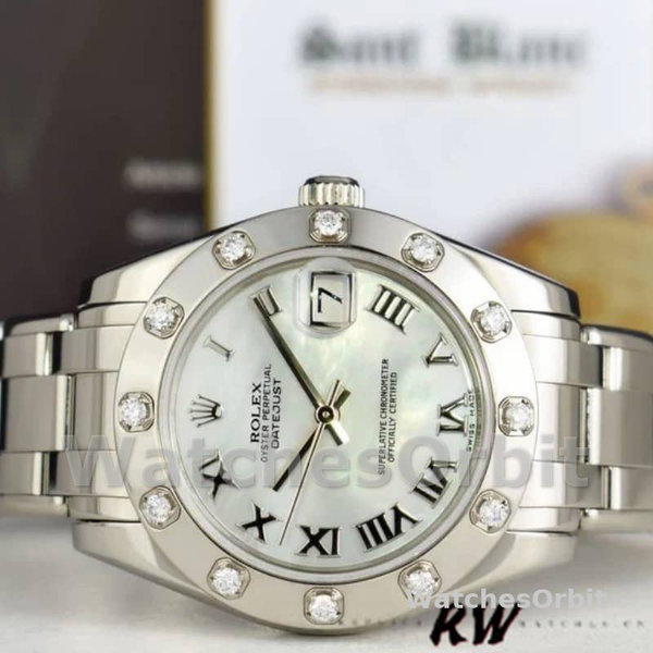 Rolex Pearlmaster Midsize 81319 MOP Dial 34MM Lady Replica Watch