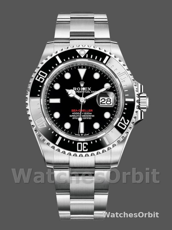 Rolex Sea-Dweller 126600 Stainless Steel Black Dial 43MM Mens Replica Watch