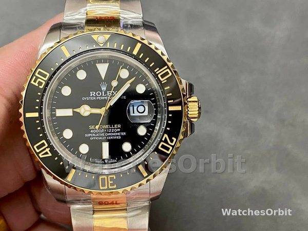 Rolex Sea Dweller Black Dial Oyster Bracelet 126603 0001 Men's Watch