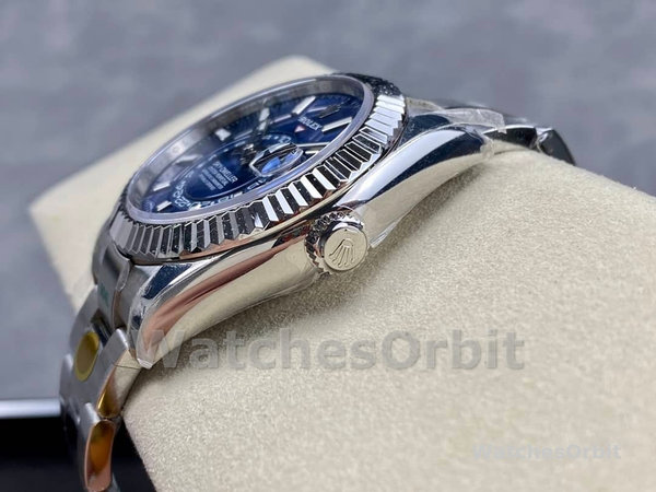 Rolex Sky-Dweller 42 m336934 0005 Stainless Steel Blue Dial Replica Watch