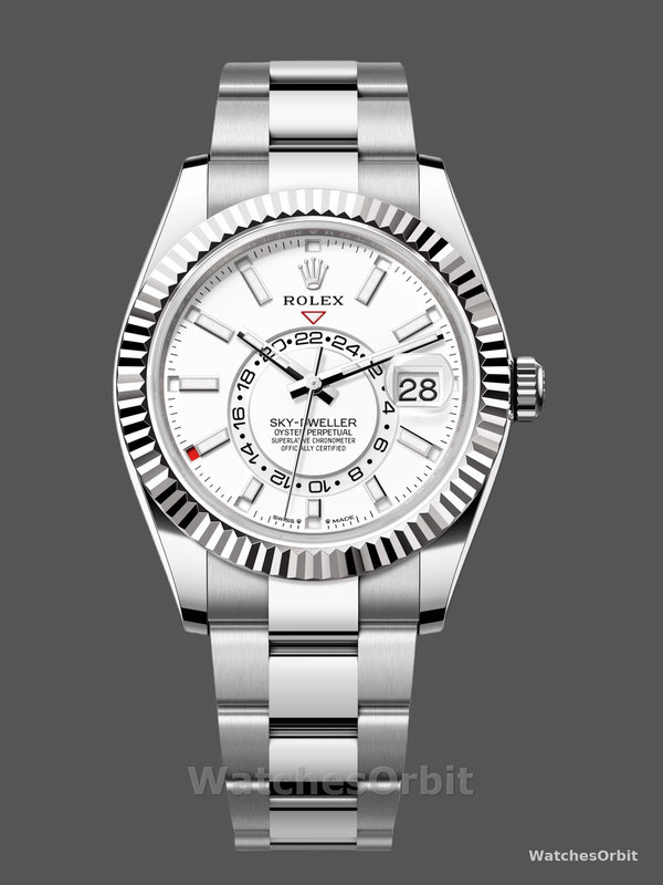 Rolex Sky Dweller 42 Oystersteel White Dial m336934 0003 Men's Watch