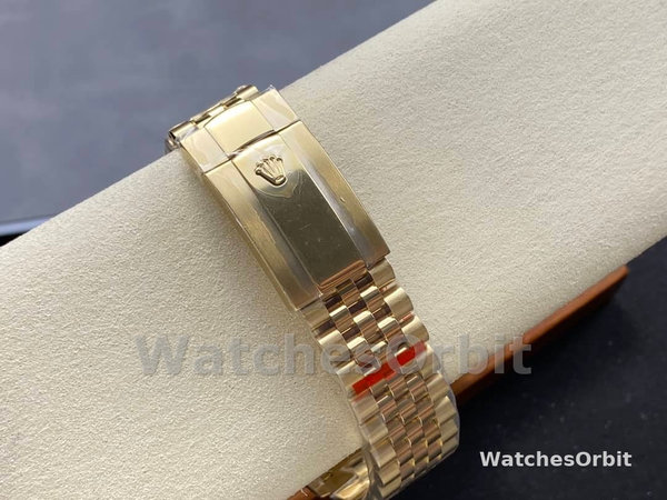 Rolex Sky Dweller 42 Yellow Gold GMT White Dial Jubilee Style M336938 0006 Men's Watch