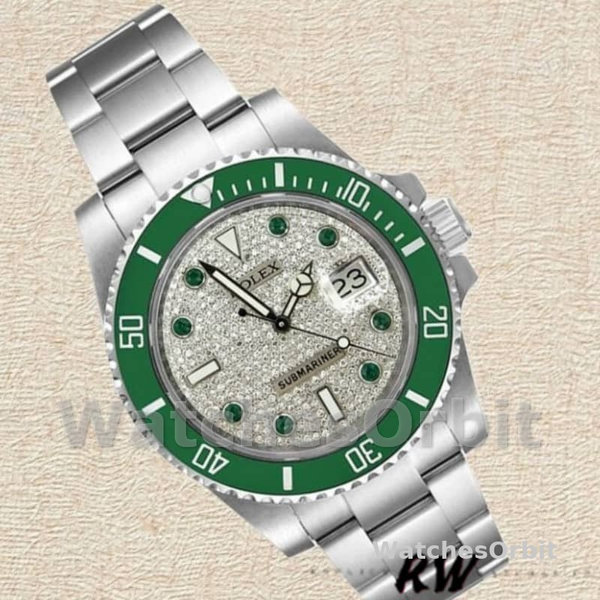 Rolex Submariner 116610 Diamond Paved Dial Automatic 40mm Mens Replica Watch
