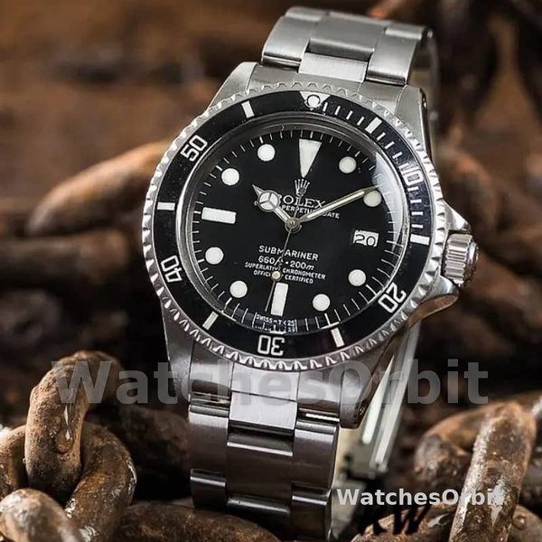 Rolex Submariner 1680 Black Bezel Black Dial 40mm Mens Replica Watch