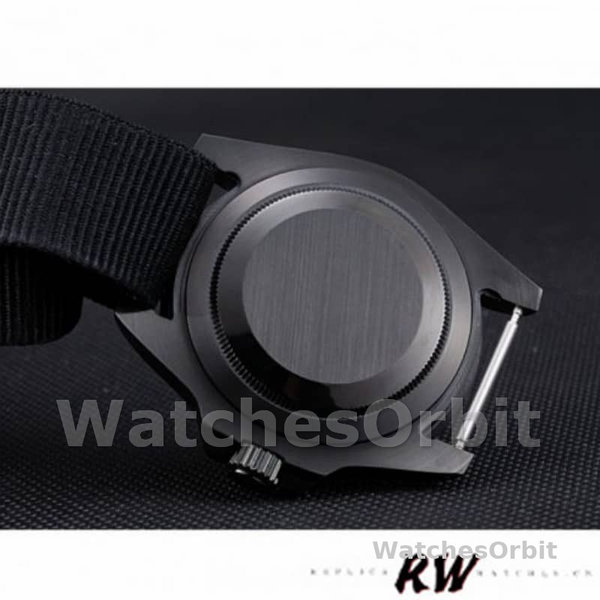Rolex Submariner 622006 Black nylon strap Black Dial 40mm Mens Replica Watch