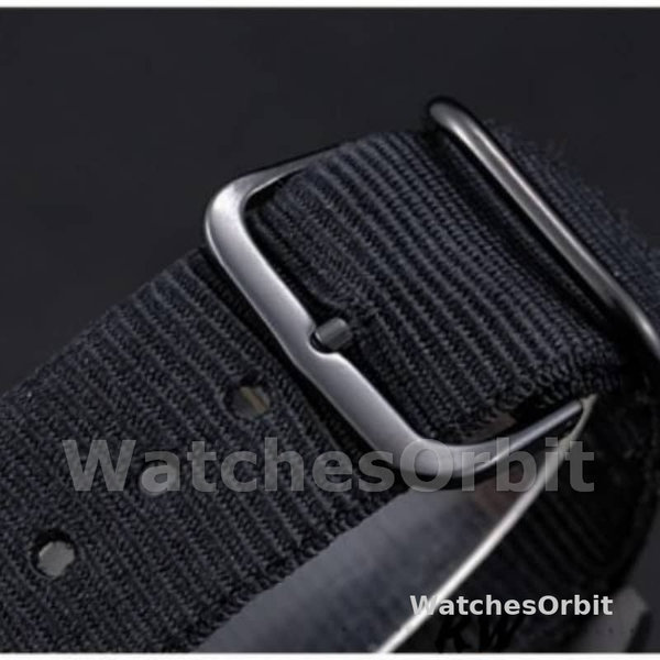 Rolex Submariner 622006 Black nylon strap Black Dial 40mm Mens Replica Watch