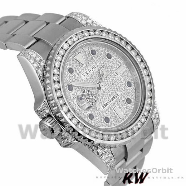 Rolex Submariner Date 116610LN Custom Diamond 40MM Mens Replica Watch