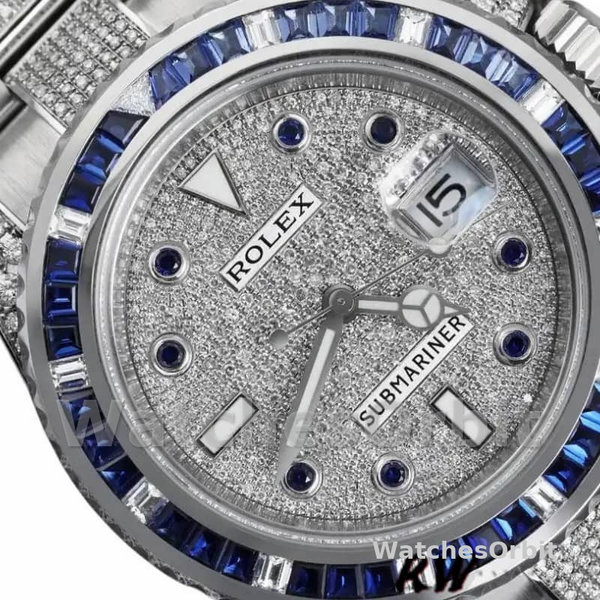 Rolex Submariner Date 116610LN Stainless Steel Diamond Bezel 40MM Mens Replica Watch
