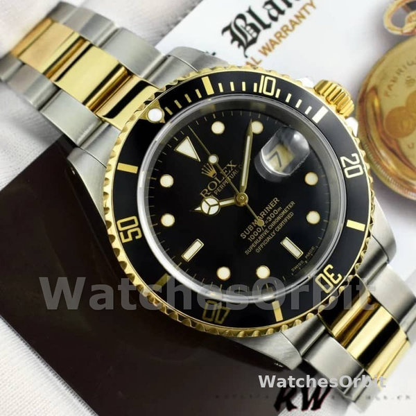 Rolex Submariner Date 116613 Stainless Steel Case Black Dial 40mm Mens Replica Watch