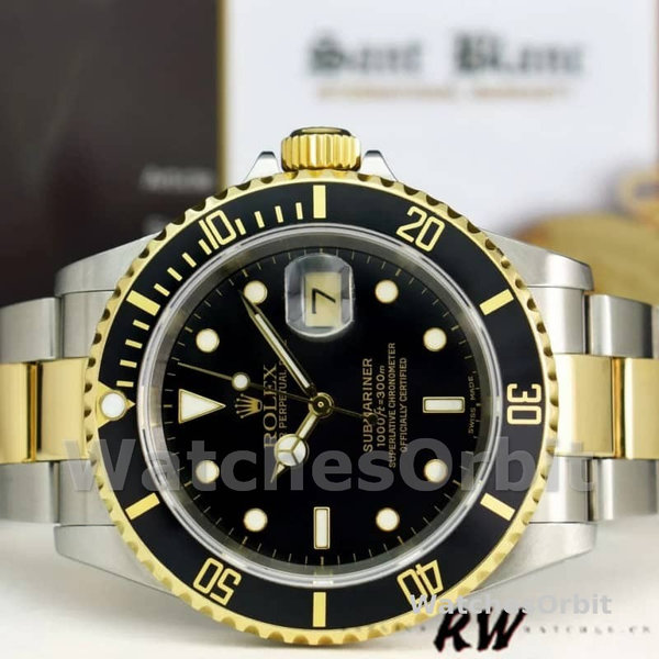 Rolex Submariner Date 116613 Stainless Steel Case Black Dial 40mm Mens Replica Watch