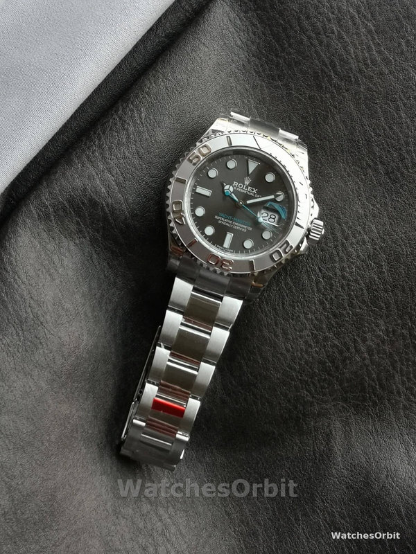 Rolex Yacht-Master 126622 Platinum Bezel Dark Rhodium Grey Dial 40MM Mens Replica Watch