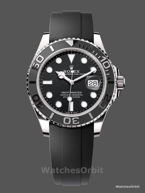 Rolex Yacht-Master 226659 White Gold Black Dial 42mm Mens Replica Watch