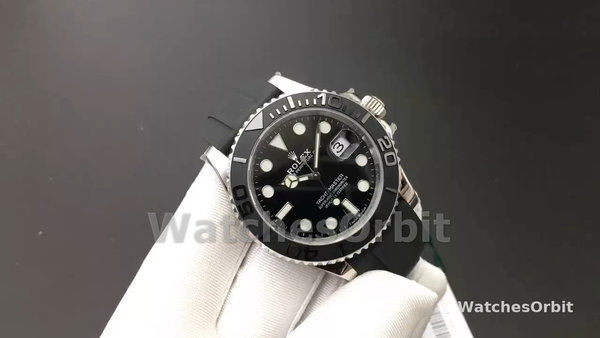 Rolex Yacht-Master 226659 White Gold Black Dial 42mm Mens Replica Watch