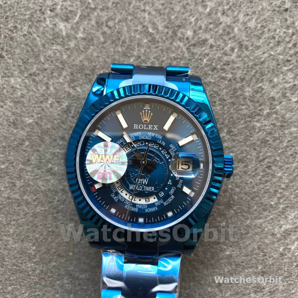 Rolex DiW Sky Dweller 326934 BLUE DLC 40MM Men's Watch